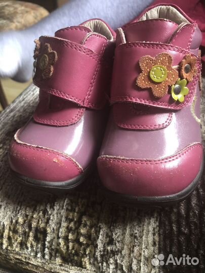 Ботинки на девочку 22 размер