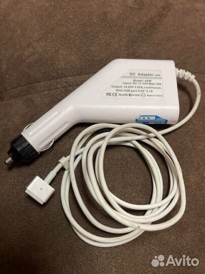 Авто адаптер питания apple MacBook Air 45w