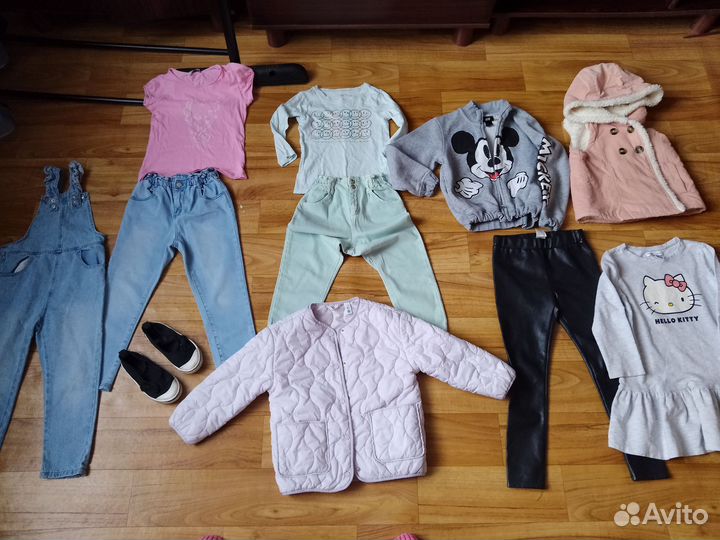Брендовый пакет вещей на весну 104-110р, Зара, нм