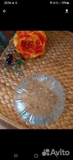 Хрустальная вазочка СССР