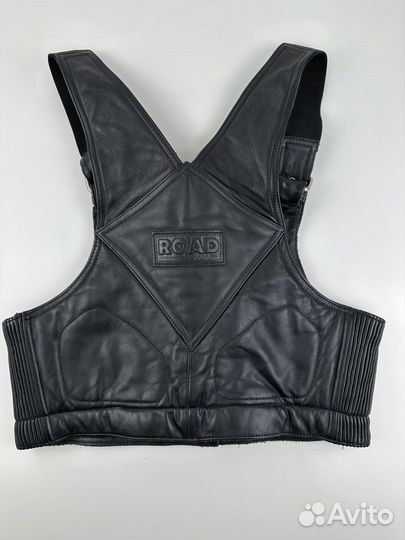 Мото жилет кожаный женский Polo 44