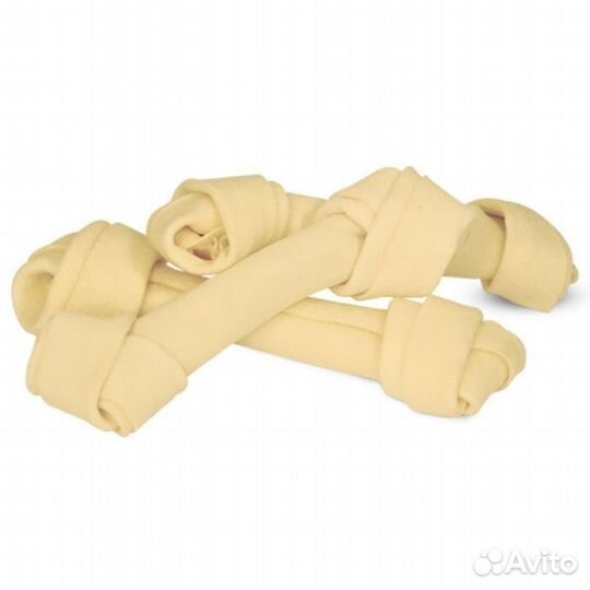 Лакомство Triol кость узловая белая, для собак, 15