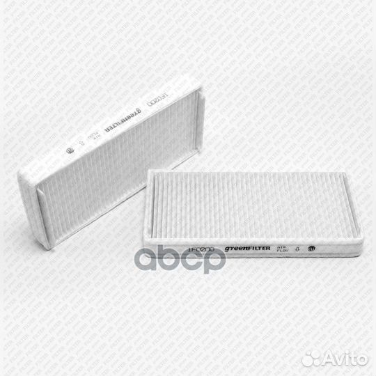 Фильтр салона, комплект IF0200 Green Filter