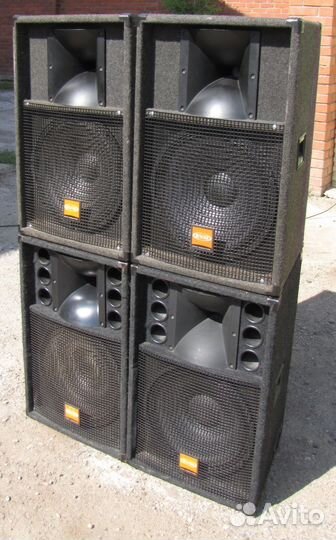 Колонки активные 2000W 4шт EVM QS153 Power Pro D15
