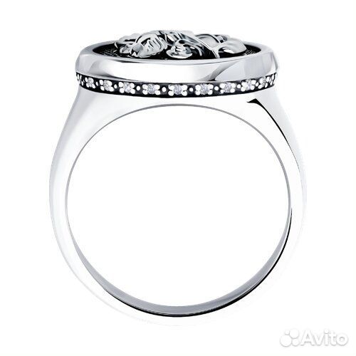 Кольцо sokolov из серебра, 95010233, р.22,5
