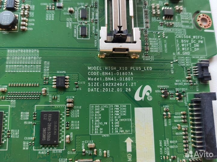 Main плата Samsung BN41-01807A