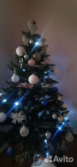 Елка искусственная 170 с игрушками