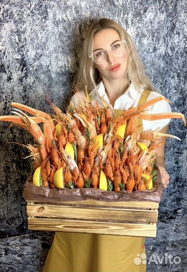 Букеты из раков