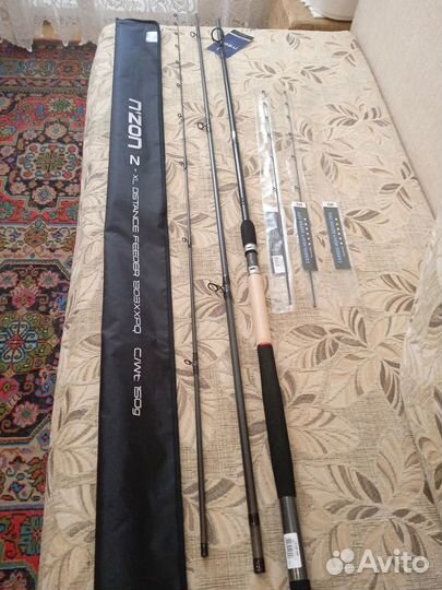 Фидер Daiwa N'Zon'Z',катушка Shimano Bull's eye