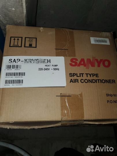 Новые внешние и внутренние блоки кондиционера