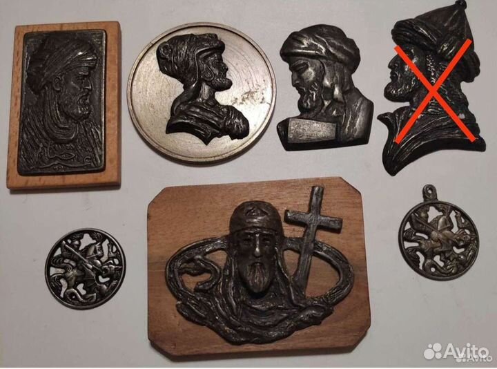 Барельеф. Металл. Литьë