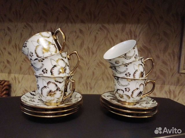 Кофейный сервиз. Фарфор