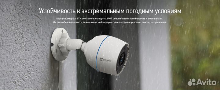 Камера видеонаблюдения wifi уличная