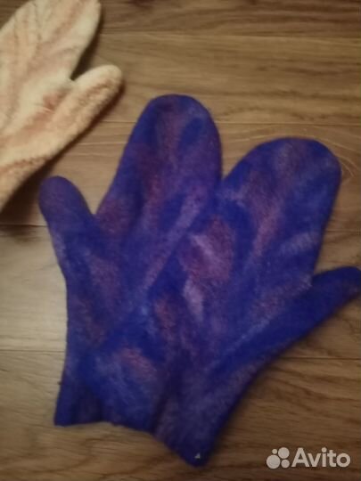 Рукавички валеные