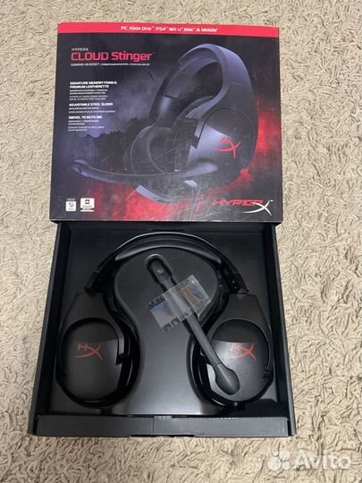 Наушники HyperX Cloud Stinger HX-hscs-BK черный