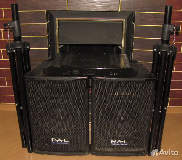 Колонки PAL 480W 2шт D10