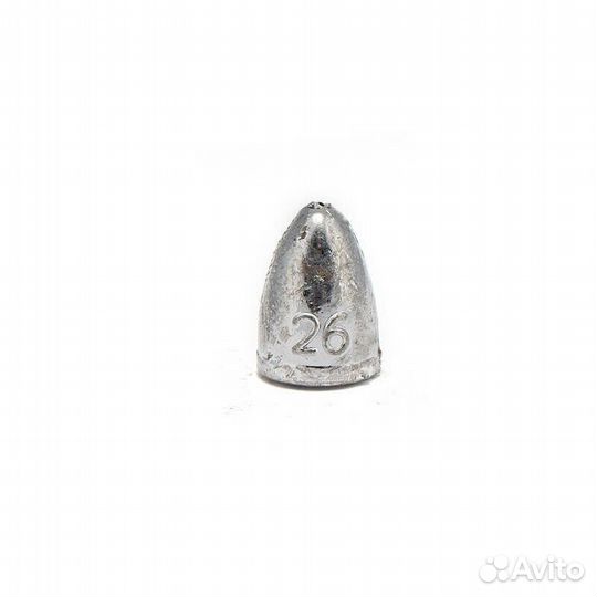 Груз Пуля для техасской оснастки 26 гр. в уп.10 шт