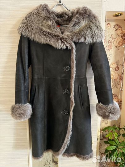 Дубленка из меха тосканы 40-42 р-р