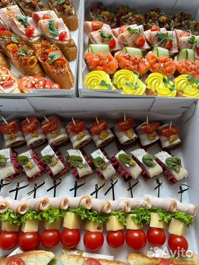 Фуршеты. Кейтеринг. Гастробоксы