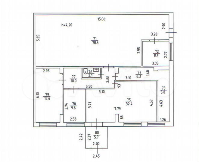 Свободного назначения, 171 м²