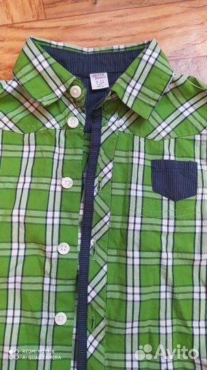 Рубашки для мальчика пакетом 80