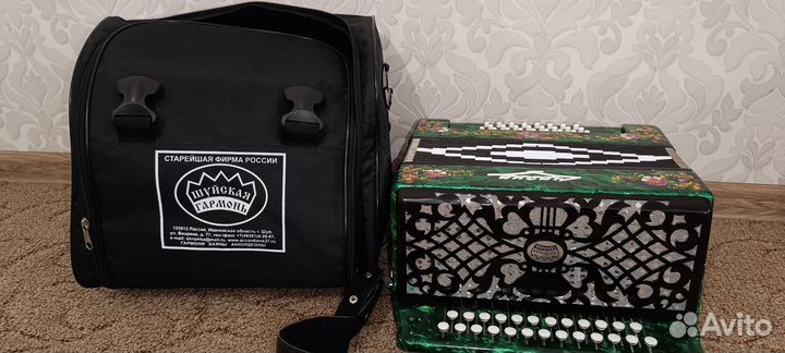 Шуйская гармонь Чайка 204 (Ля мажор)