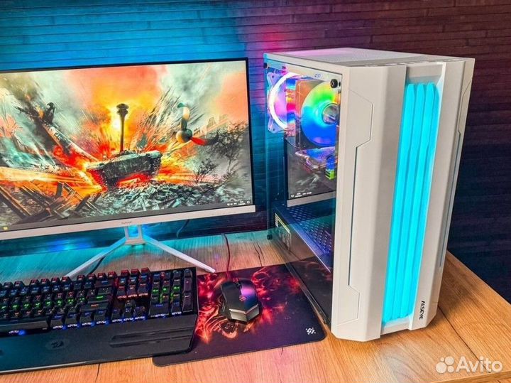 Игровой пк Core i7 8700 + RX6700 XT 12GB + 32GB