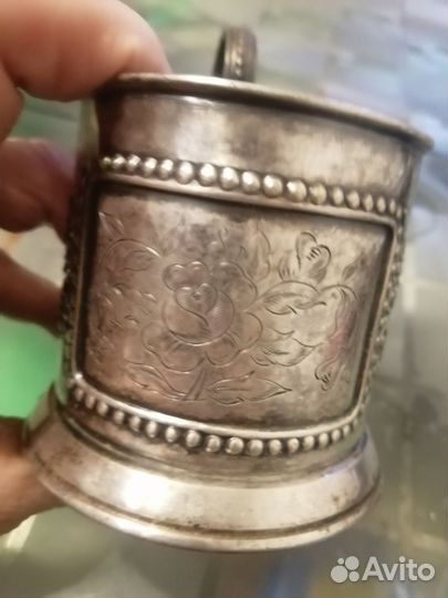 Подстаканник серебрение