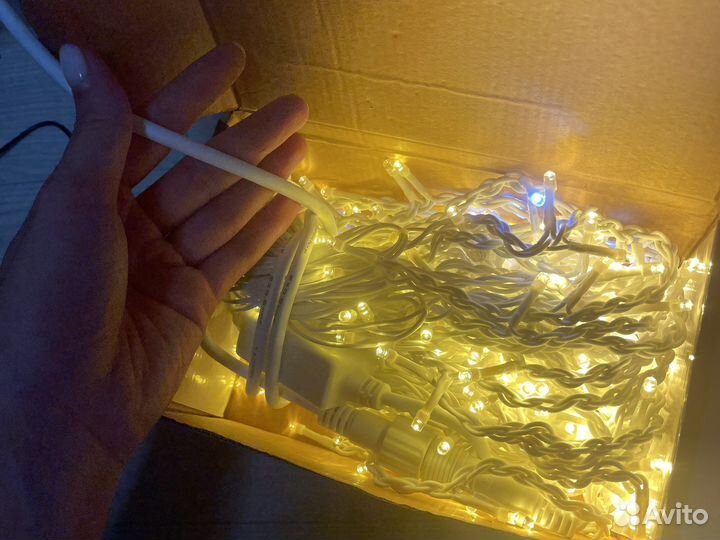 Гирлянда уличная бахрома