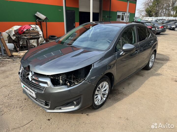 Citroen C4 1.6 AT, 2014, битый, 162 000 км
