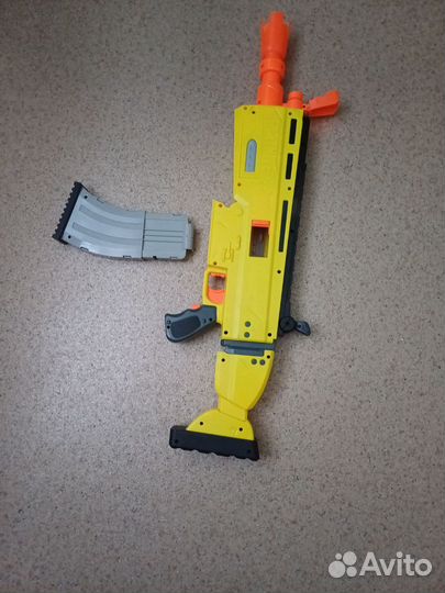 Бластер nerf fortnite scar