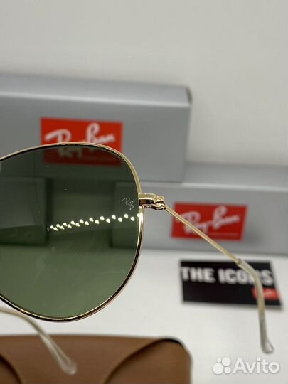 Ray Ban Aviator 3025 L0205 темно зеленые