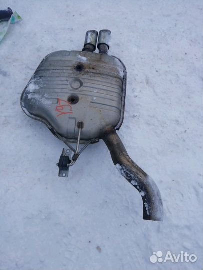 Задняя часть глушителя бмв BMW e60