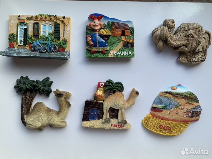 Магниты на холодильник 55 штук