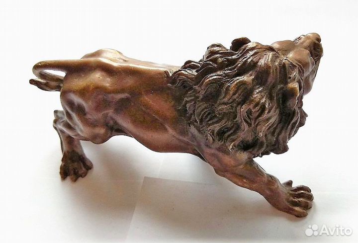 Лев - Китайская статуэтка из Бронзы ru*416