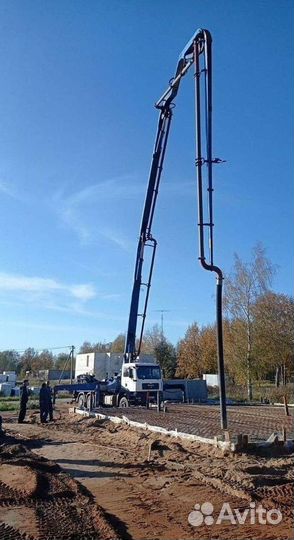 Аренда стационарного бетононасоса