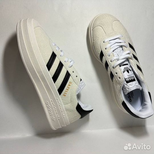 Кеды Adidas Gazelle Triple LUX замша новые