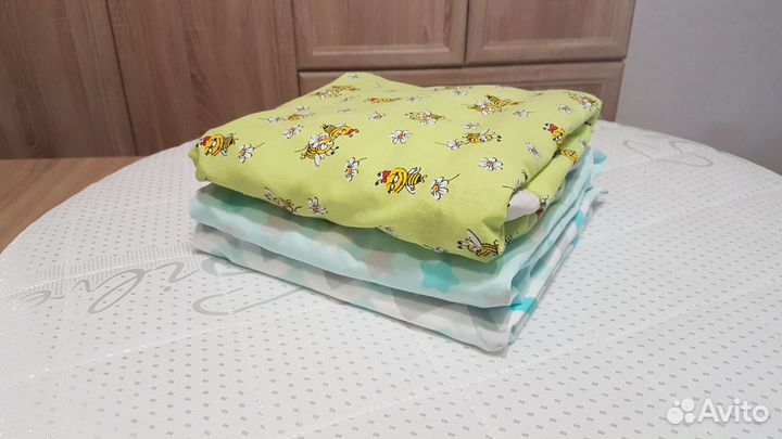 Простыни на детский круглый матрас