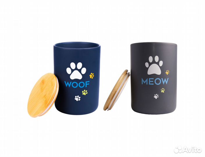 Бокс керамический для хранения корма, 1900мл