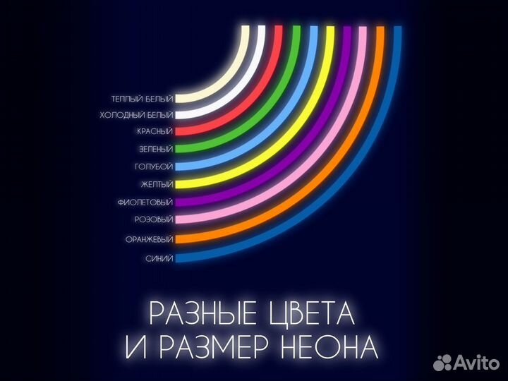 Неоновая рекламная вывеска