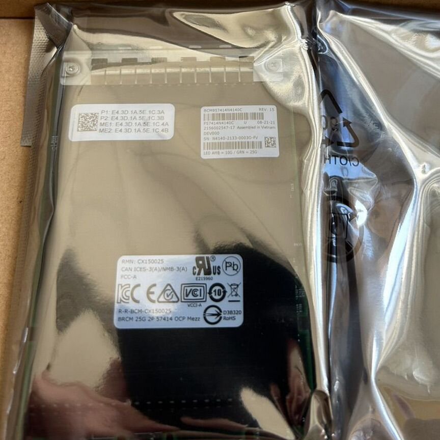 [N225P] Сетевая Карта Dell Broadcom 57414 Bcm957414m4140c