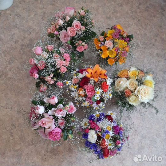 Васильки и минибукеты