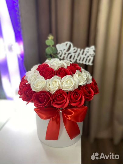 Букеты мыльных роз