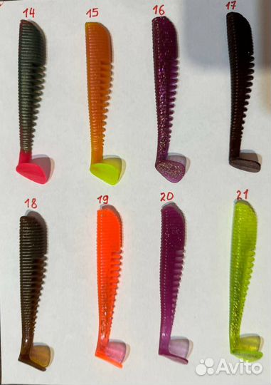 Силиконовые приманки Tioga 3,9