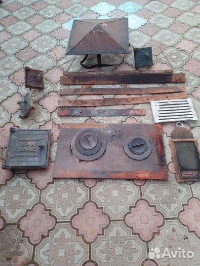 Плита чугунная для печи бу