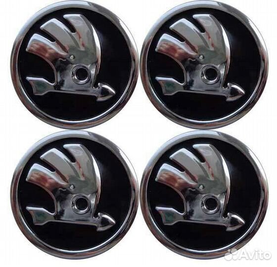 Колпачки заглушки на диски шкода Шкода