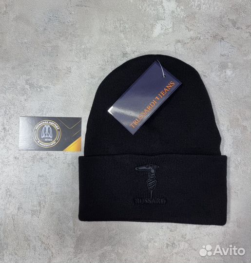 Шапка мужская trussardi новые