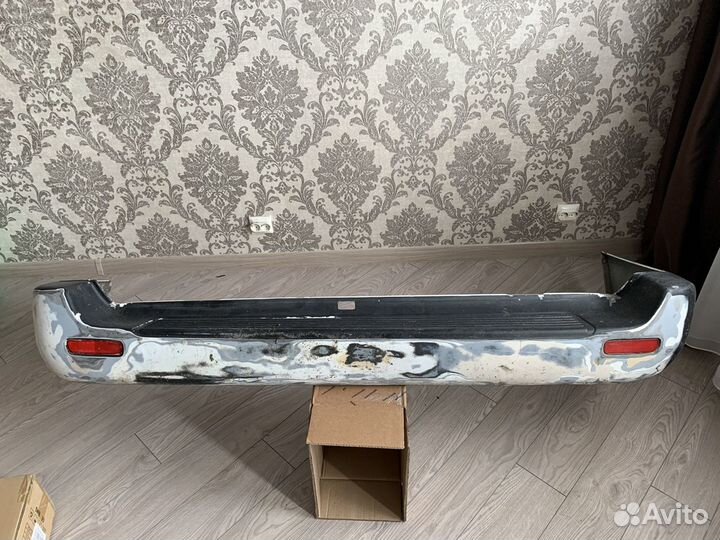 Задний бампер land cruiser 100