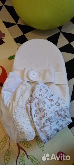 Кокон для новорожденных + доп простынь/наматрасник