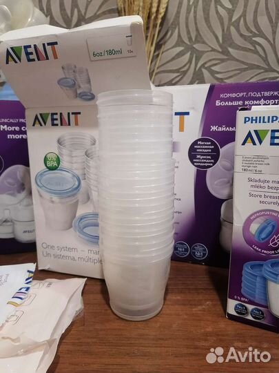Молокоотсос avent ручной и электрический